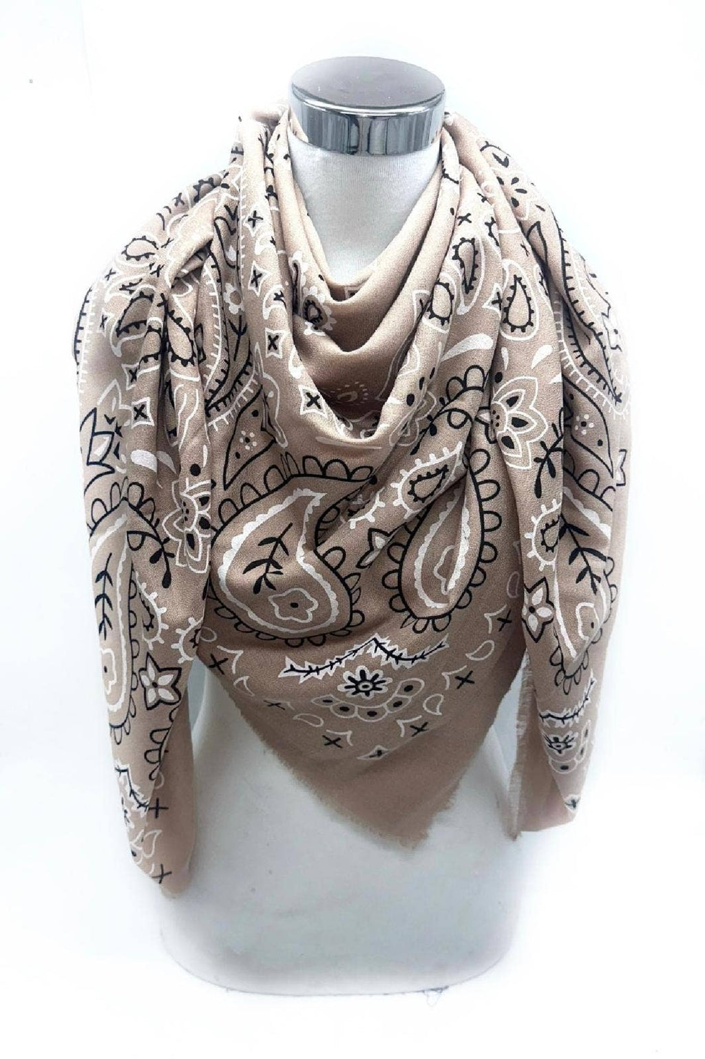 Bandana pattern scarf - Fine material