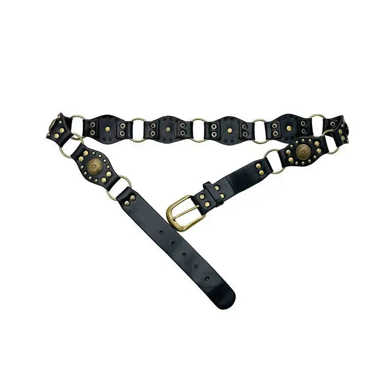 Western Vegan Leather Belt
