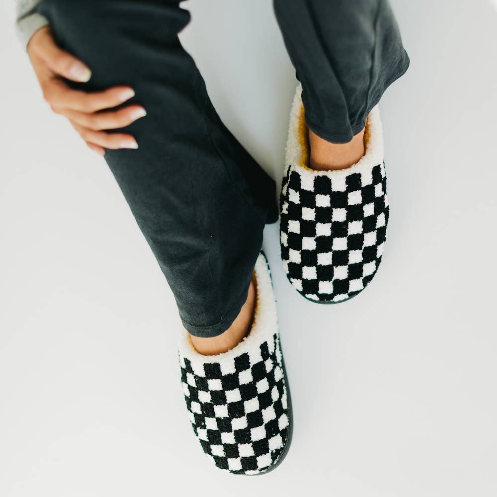 Cure x Beyond Type 1 Checkered Slippers 