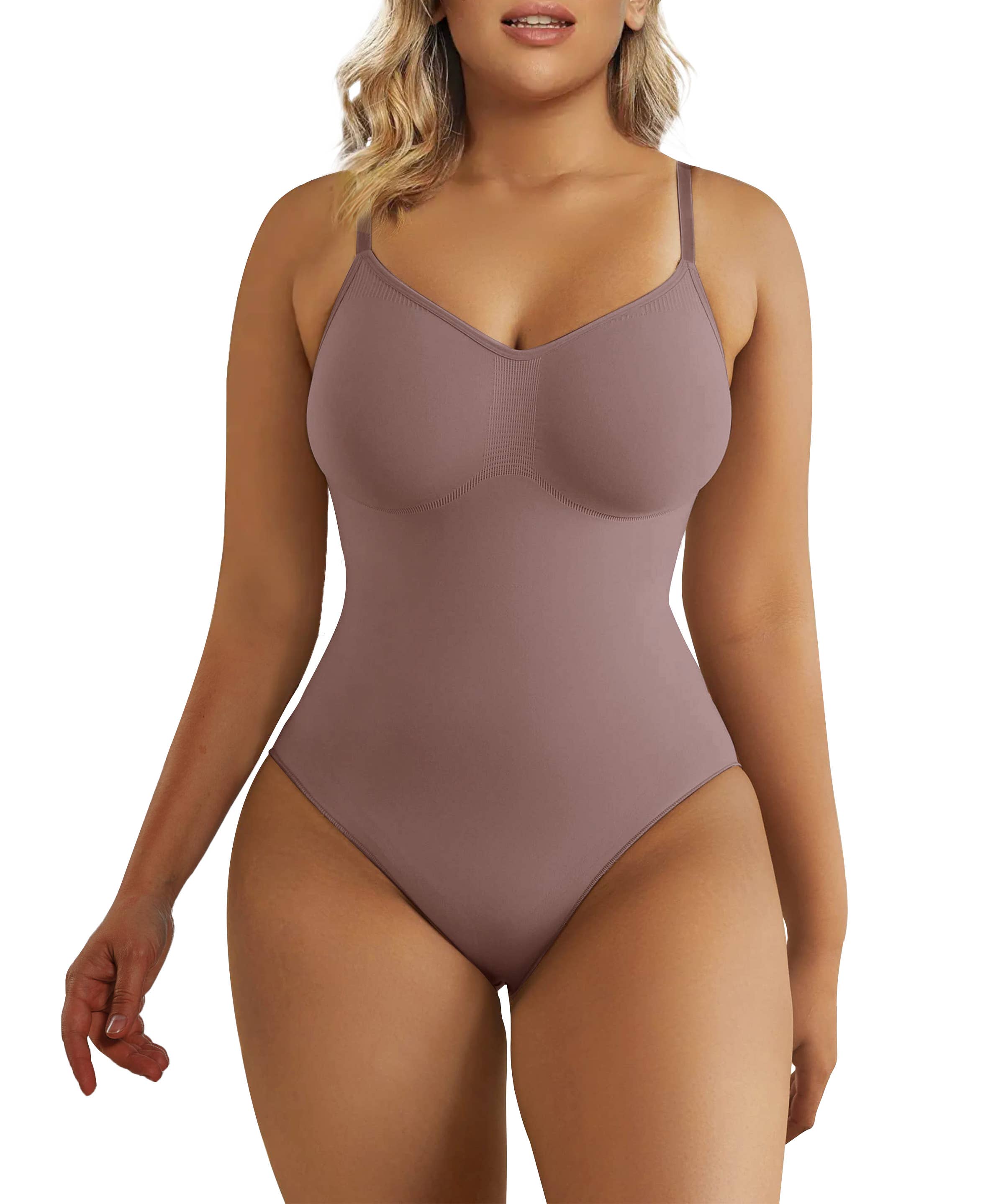 Tummy Control Shapewear  Seamless Thong Bodysuit