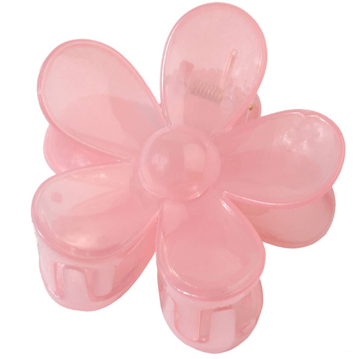 Matte Floral Hair Claw Clip