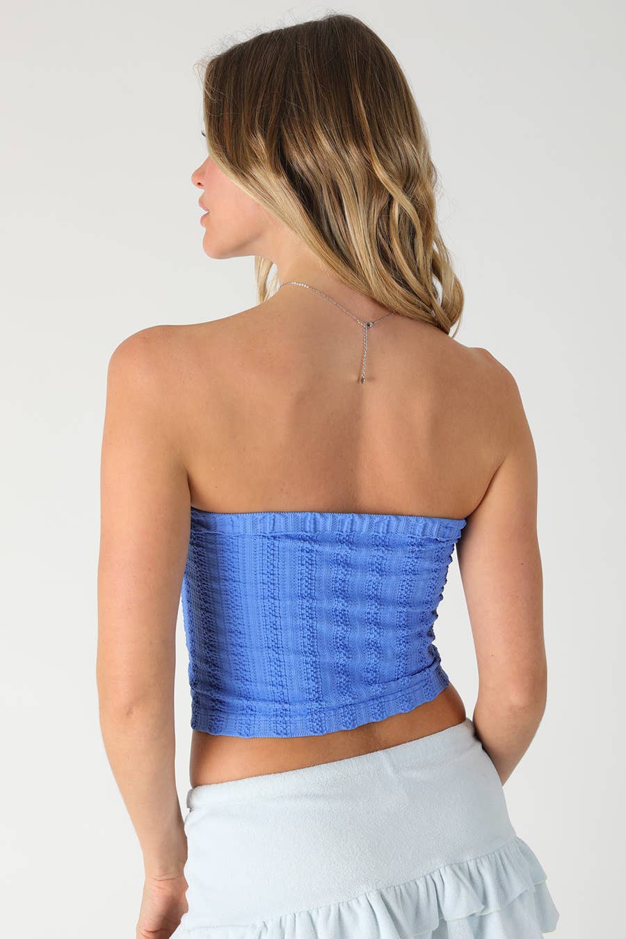 Vertical Textured Tube Top (PRE🤍ORDER)