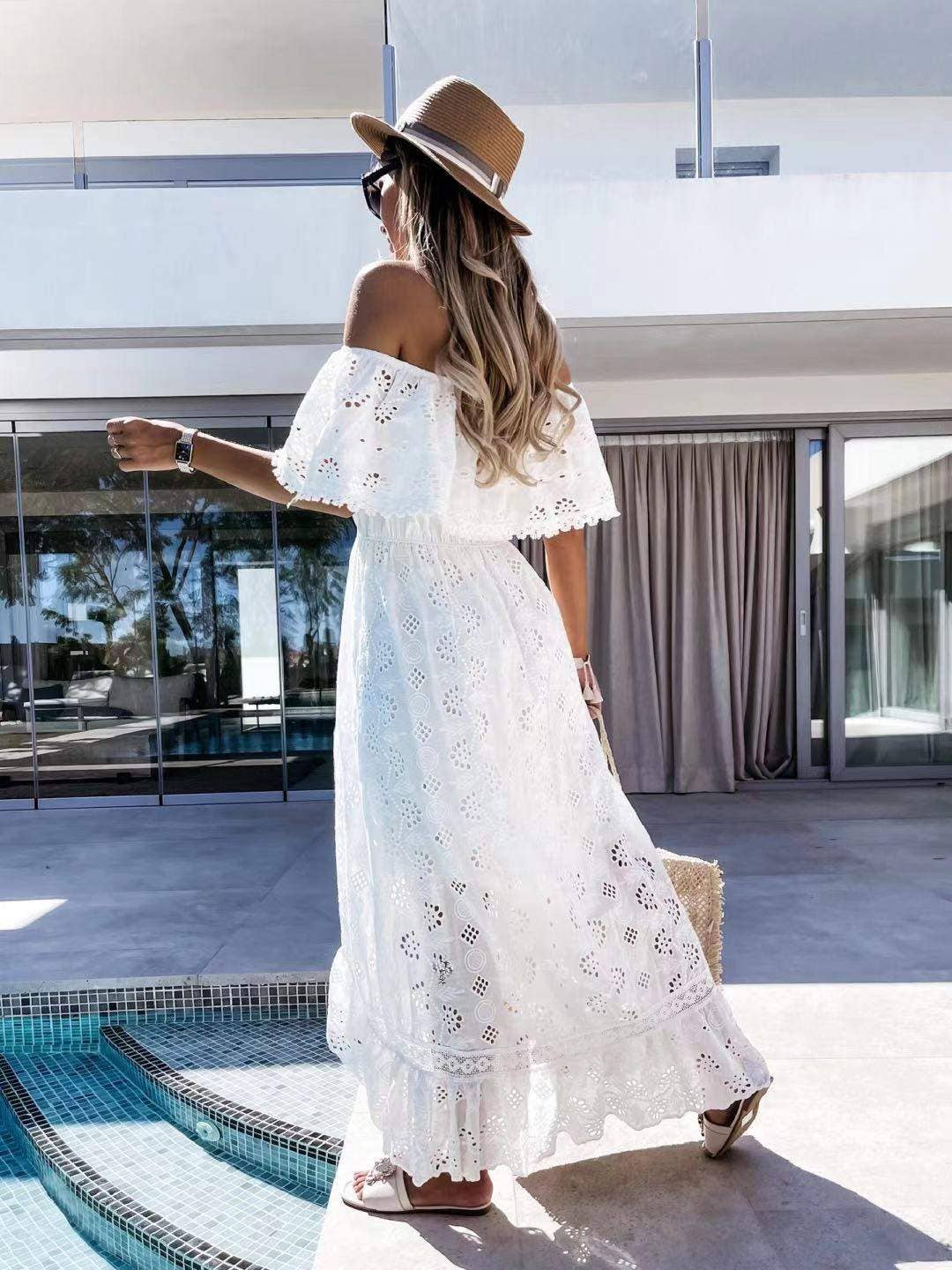 Off Shoulder Beach Dress