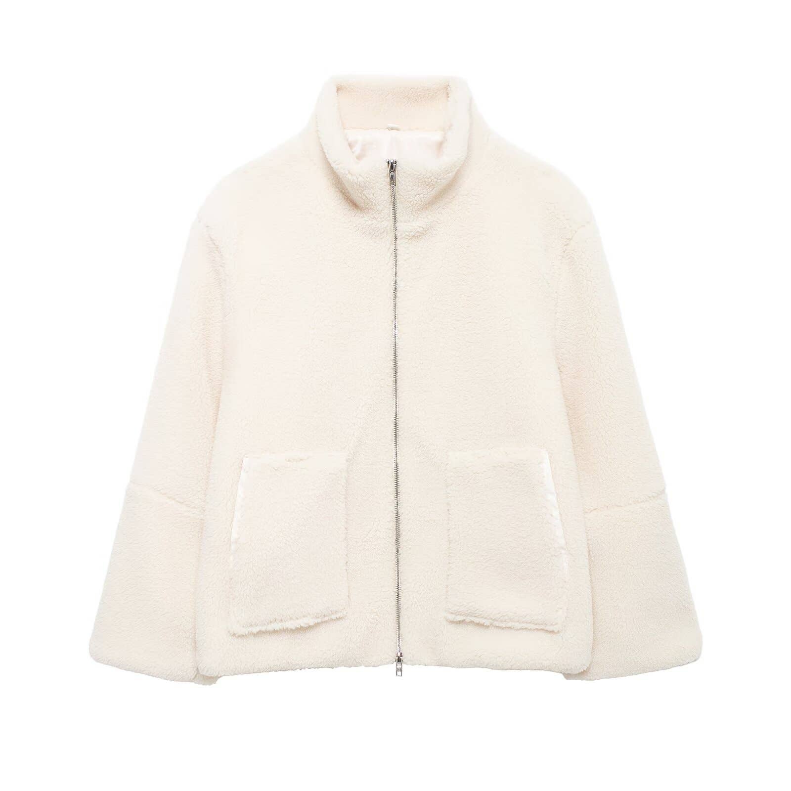 Sherpa fleece Turtleneck Jacket