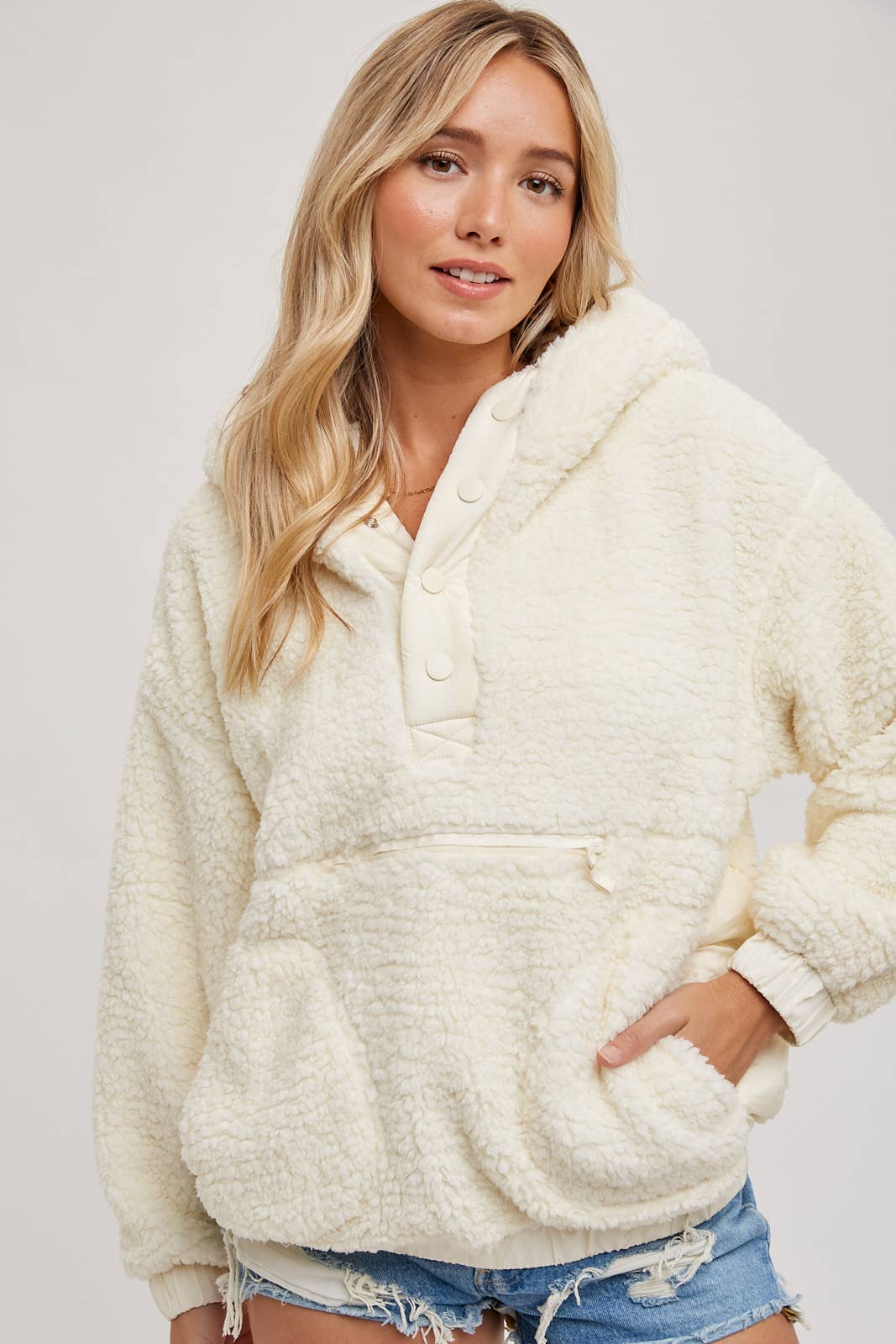 SHERPA HOODIE PULLOVER
