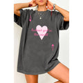 LUCKIEST GIRL OVERSIZED MINERAL GRAPHIC TEE
