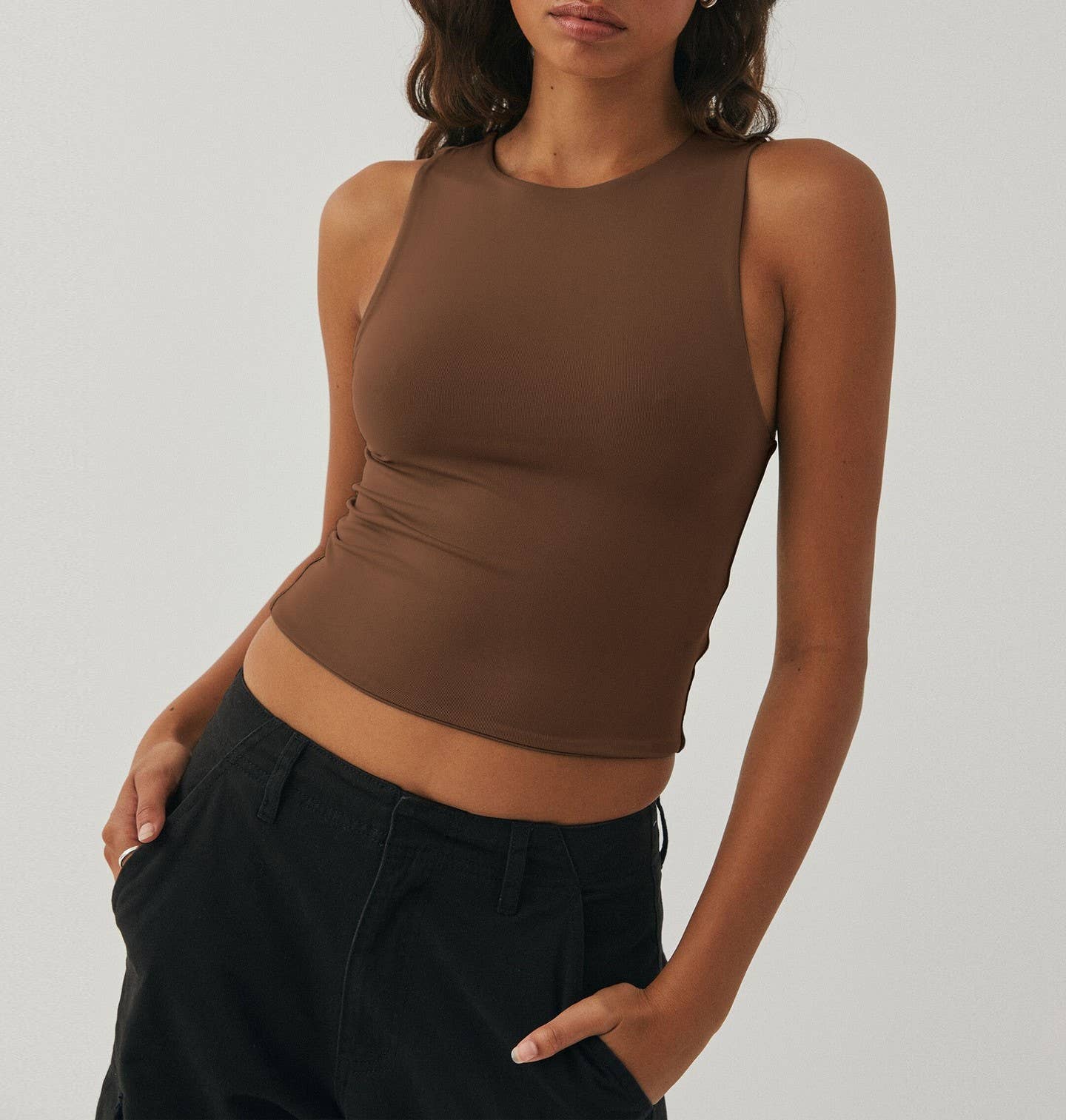 Sleeveless Slim Tank Top