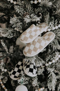 Mama X Checkered Slippers