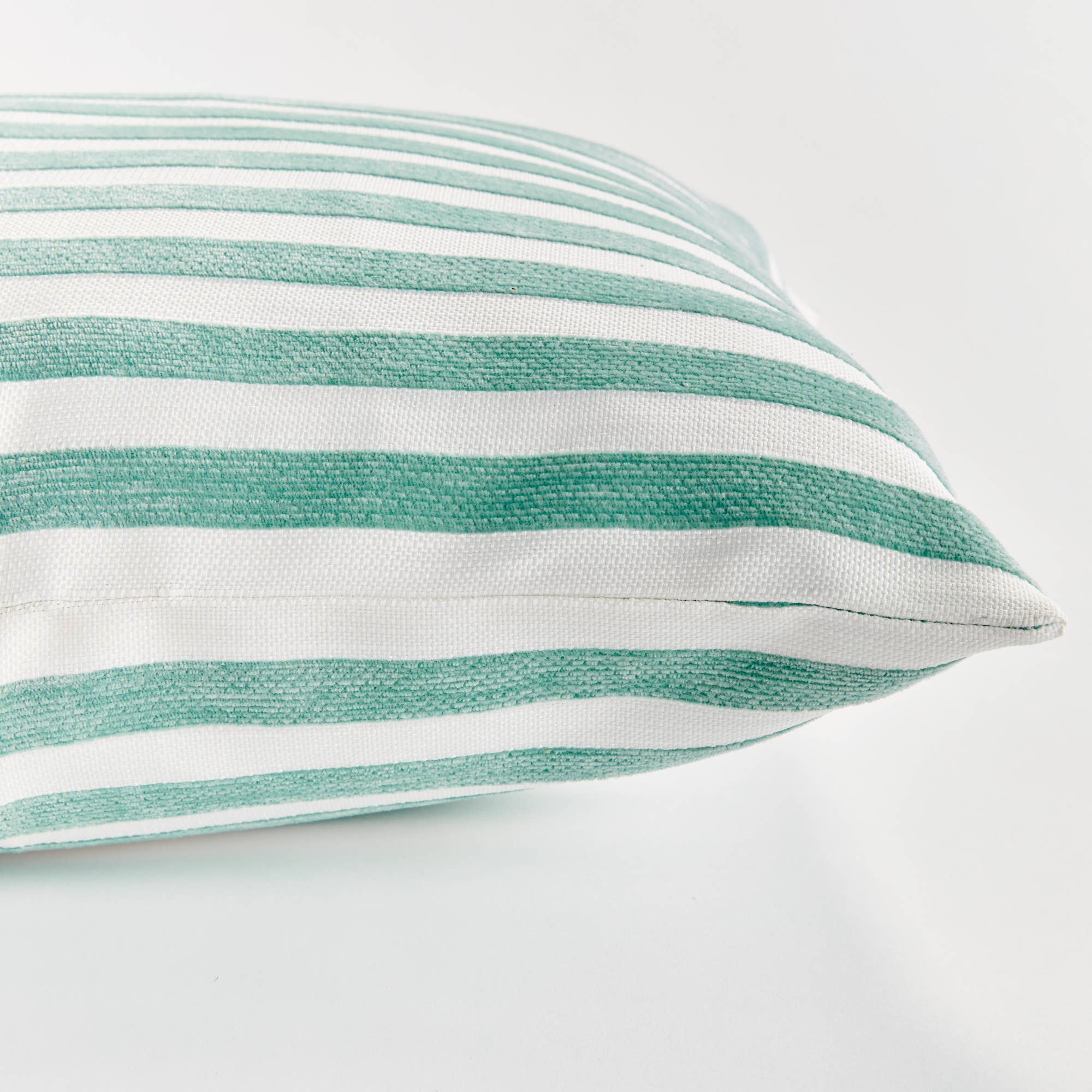 Grant Square Indoor-Outdoor Pillow 20", Teal Blue