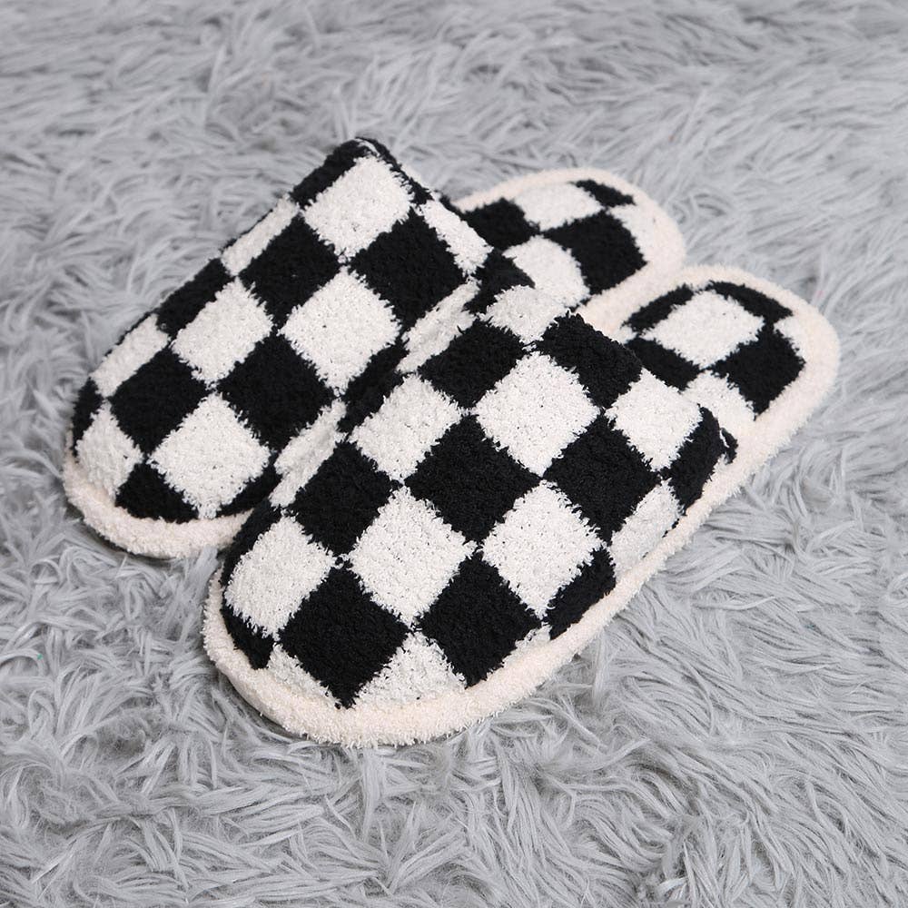 Checkered Slippers