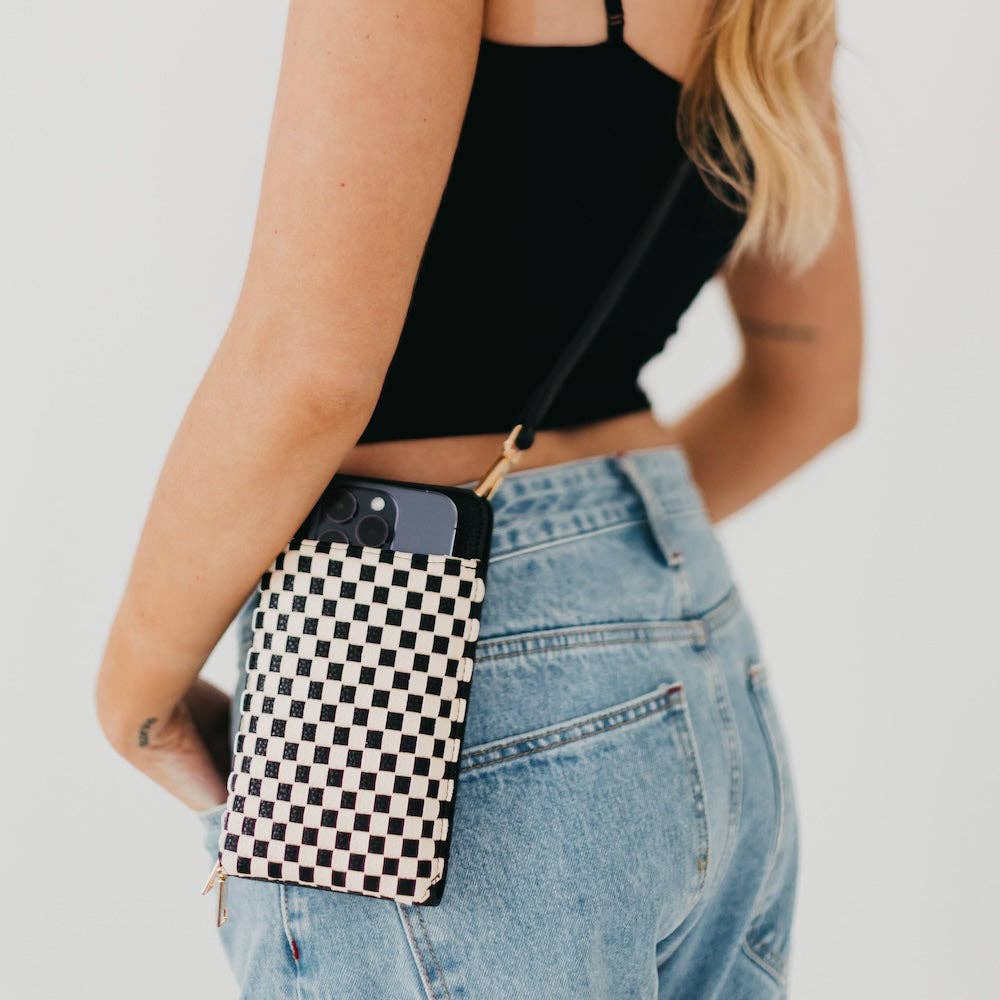 Woven Double Duty Phone Bag