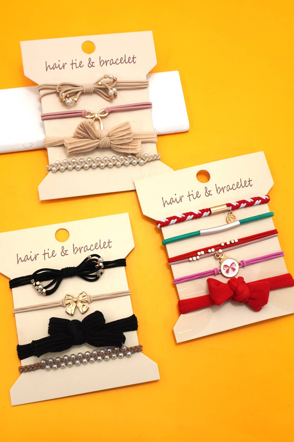 BOHO KNOT BRACELET HAIR TIES
