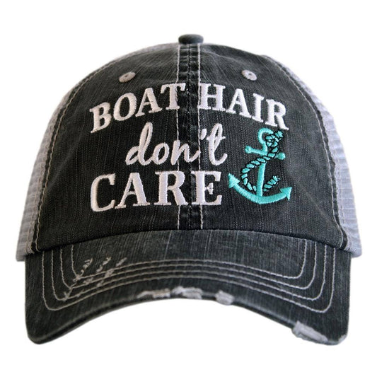 Boat Hair Don't Care Trucker Hats (PRE🤍ORDER)