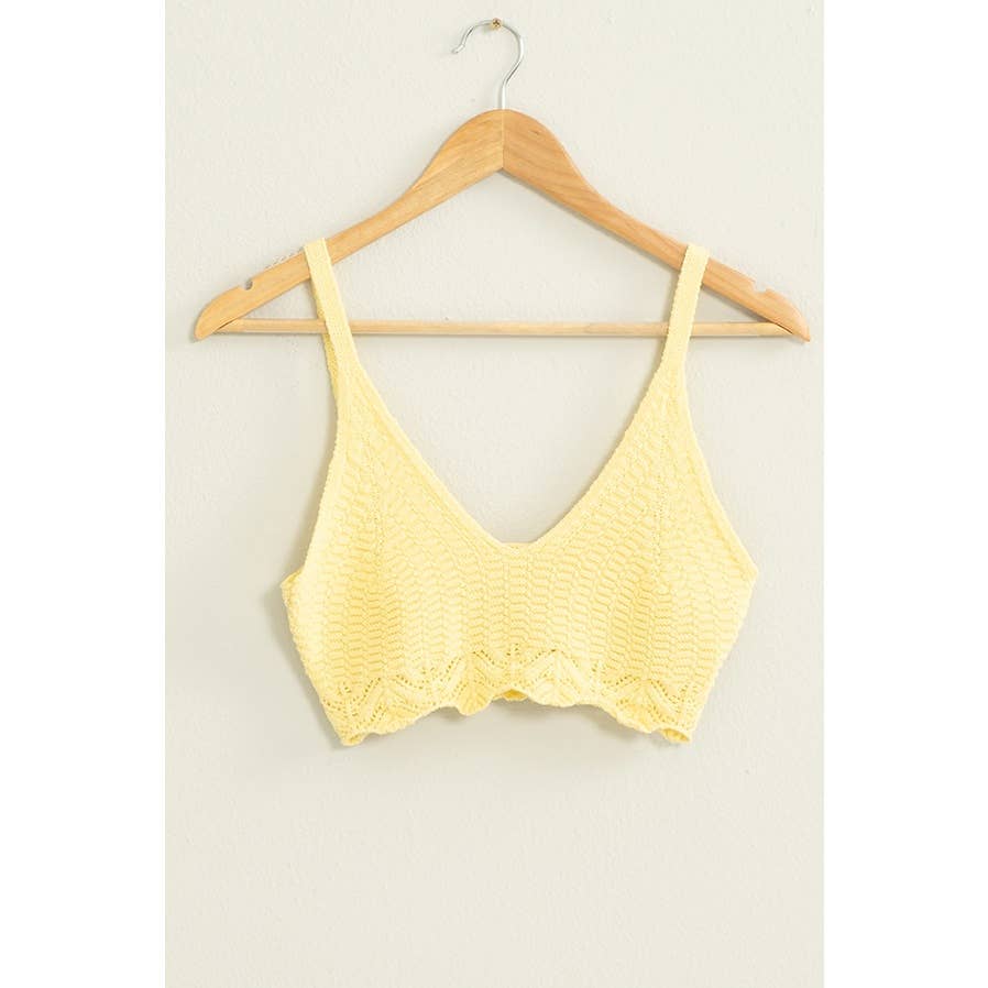 Crochet Knit Bralette (PRE🤍ORDER)