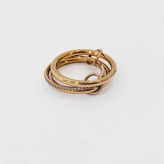 Layered In Diamonds Ring - WATERPROOF