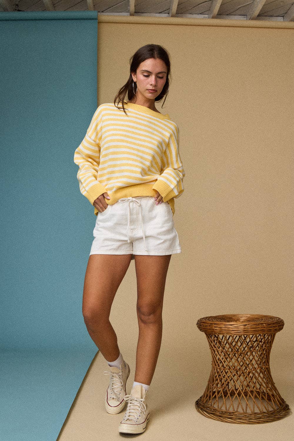 Striped Crewneck Sweater (PRE🤍ORDER)
