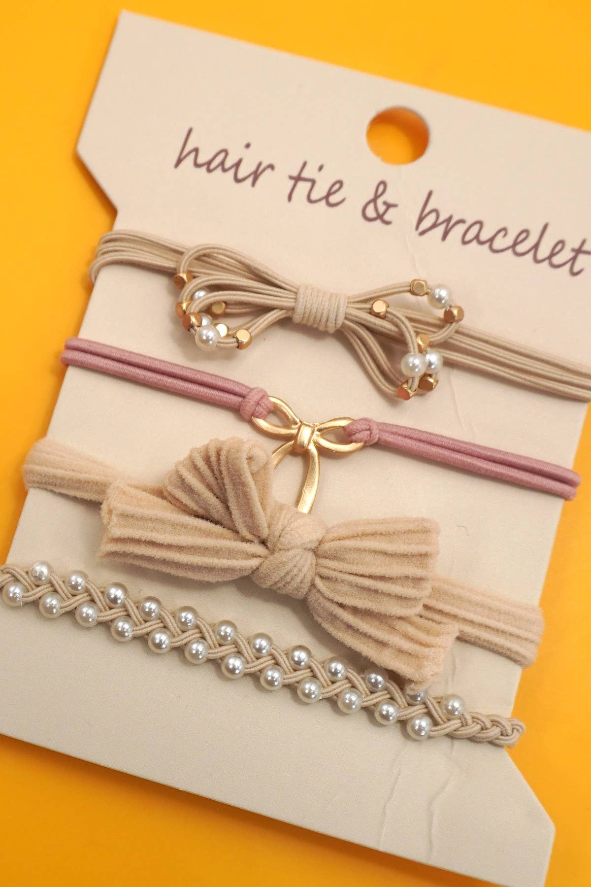 BOHO KNOT BRACELET HAIR TIES