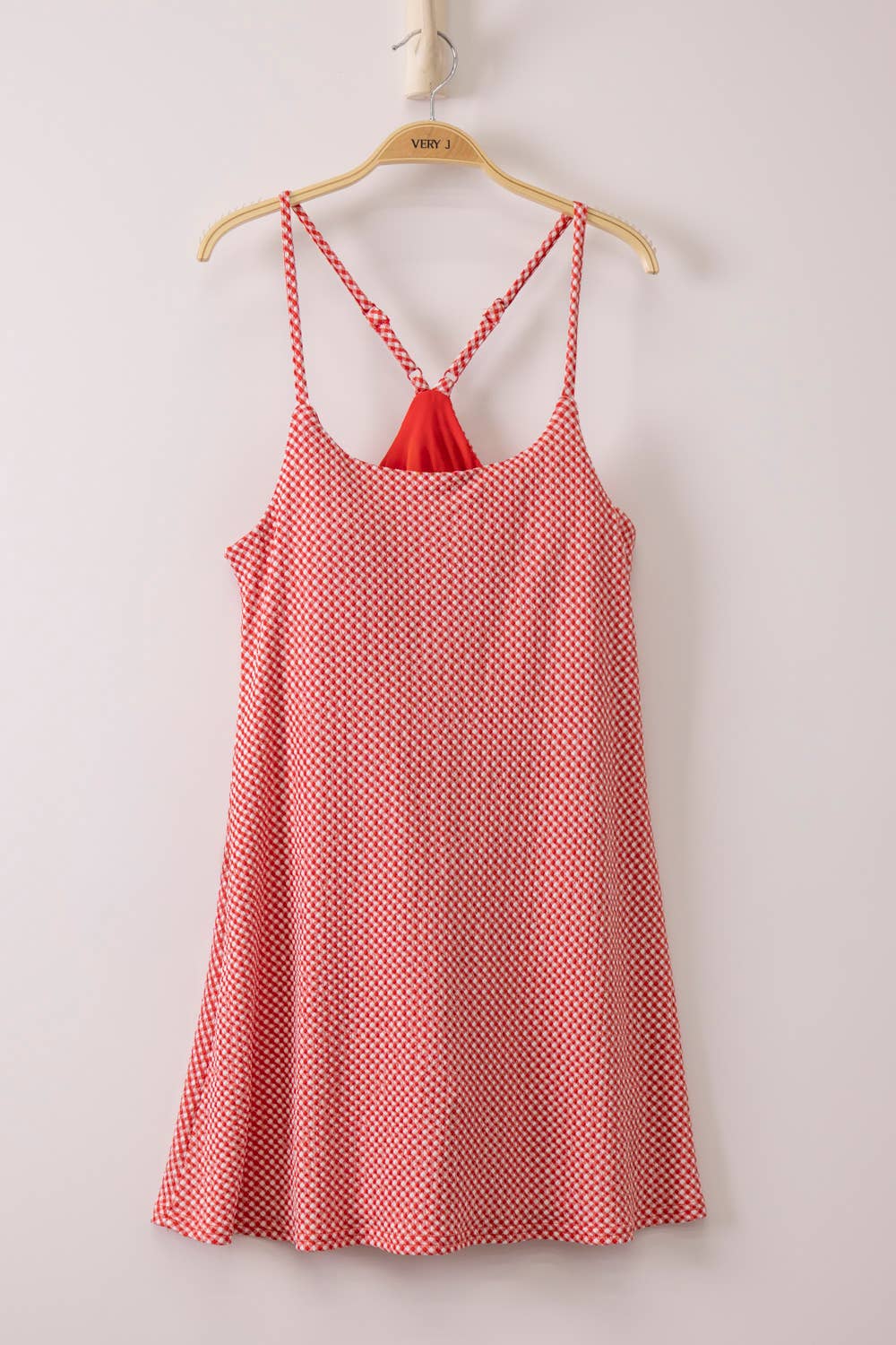 Textured Checkered Knit Activewear Tennis Dress (PRE🤍ORDER)