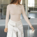 wind thread round neck long sleeve