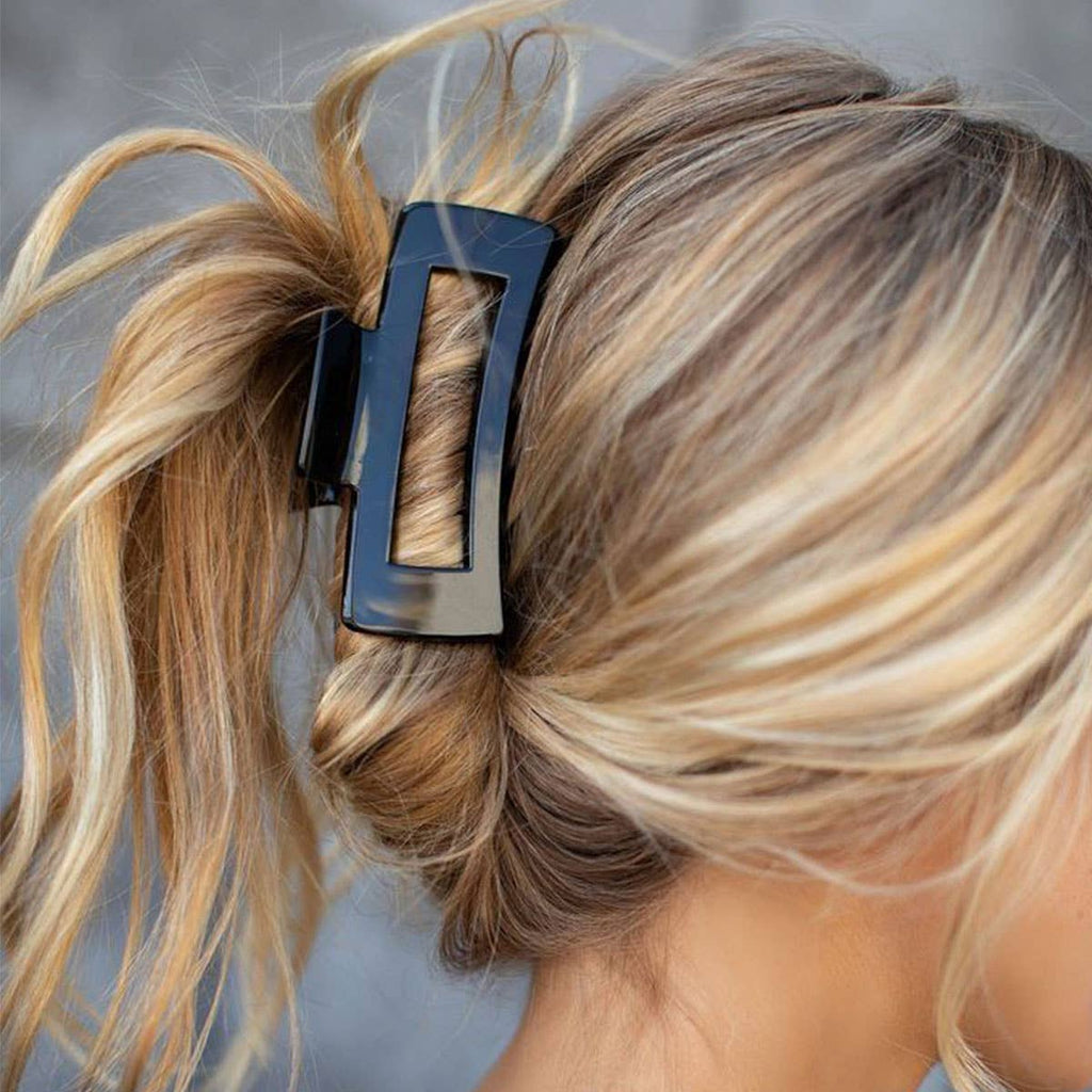 3.35" Rectangle Hair Claw Clip