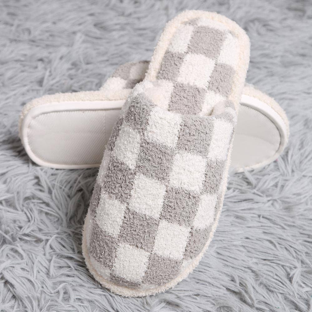 Checkered Slippers