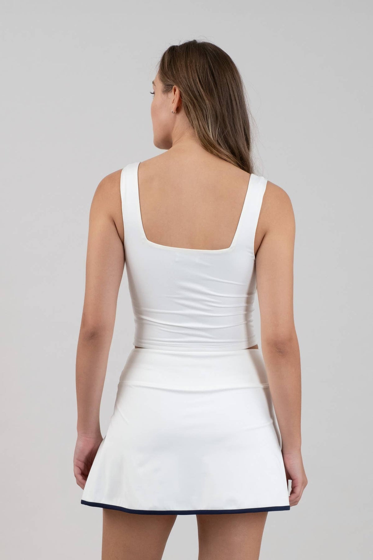 REVERSIBLE CROPPED SQUARE NECK TANK
